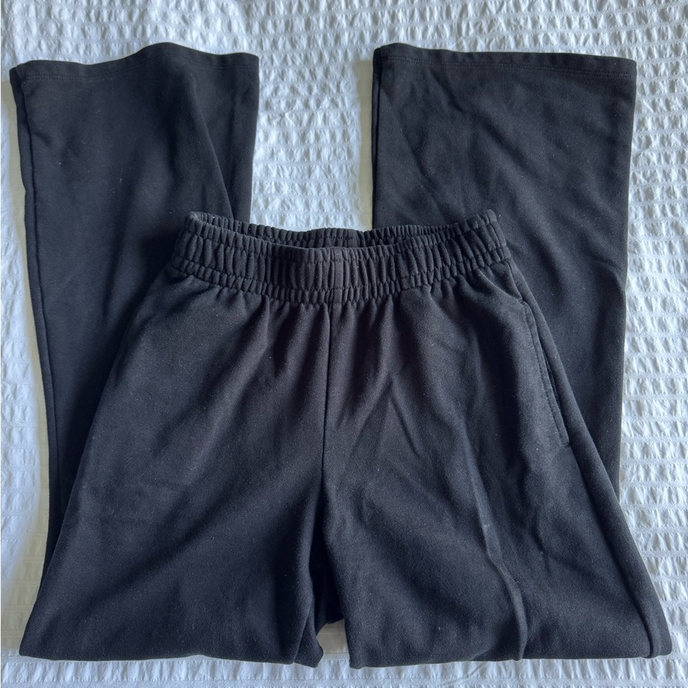 Black Wide Leg Sweatpants